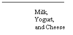 Line Callout 1 (No Border): Milk, Yogurt, and Cheese Group 
2 -3 Servings
